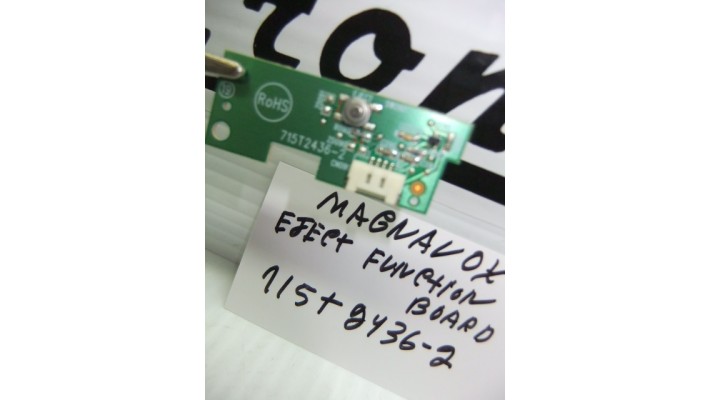 Magnavox 715T2436-2 eject function  board